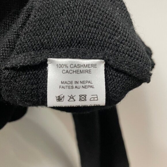 Black cashmere men sweater - Picture 7 of 7